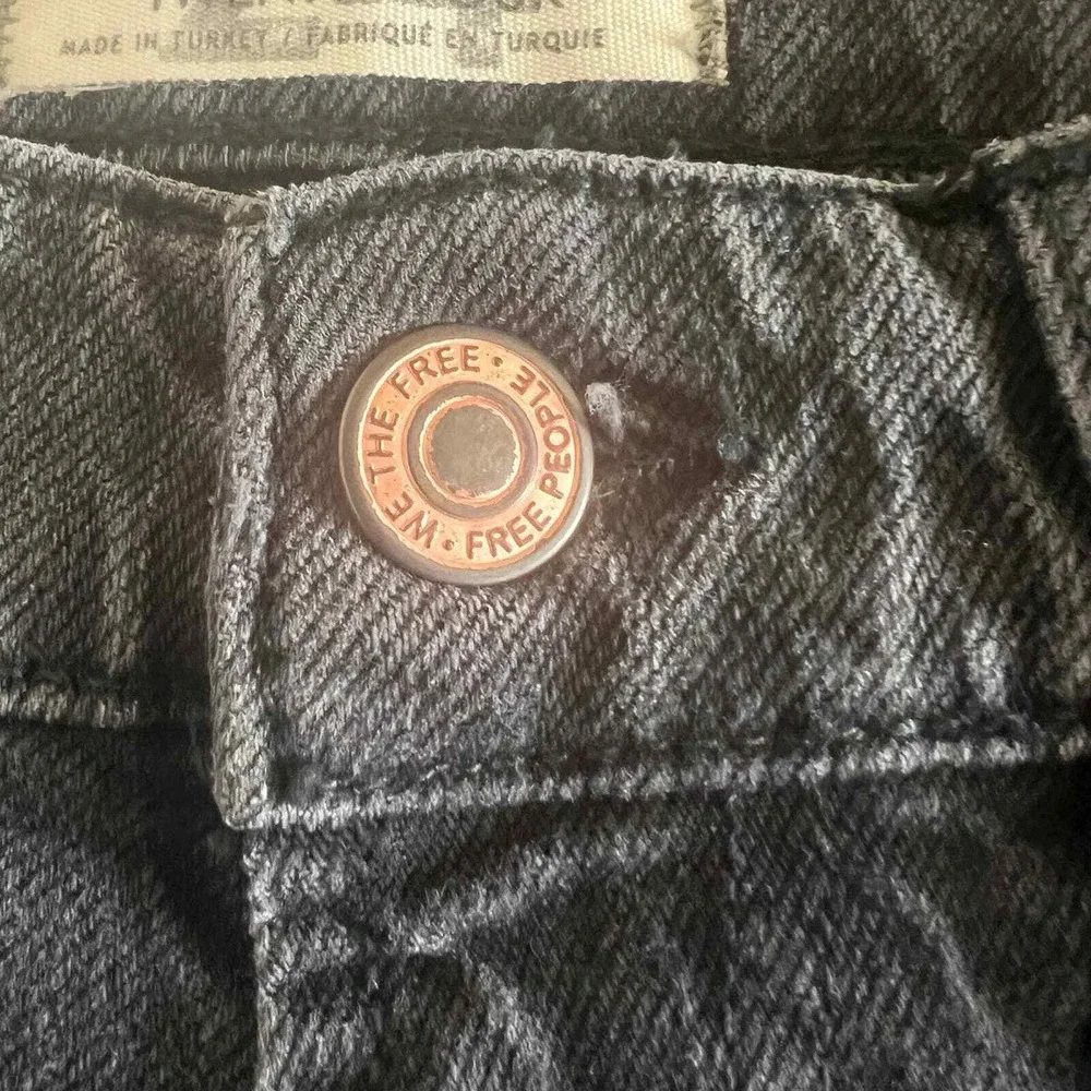 Free People We The Free Faded Black High Rise Skinny Jeans OB1187271 Size 24 NEW